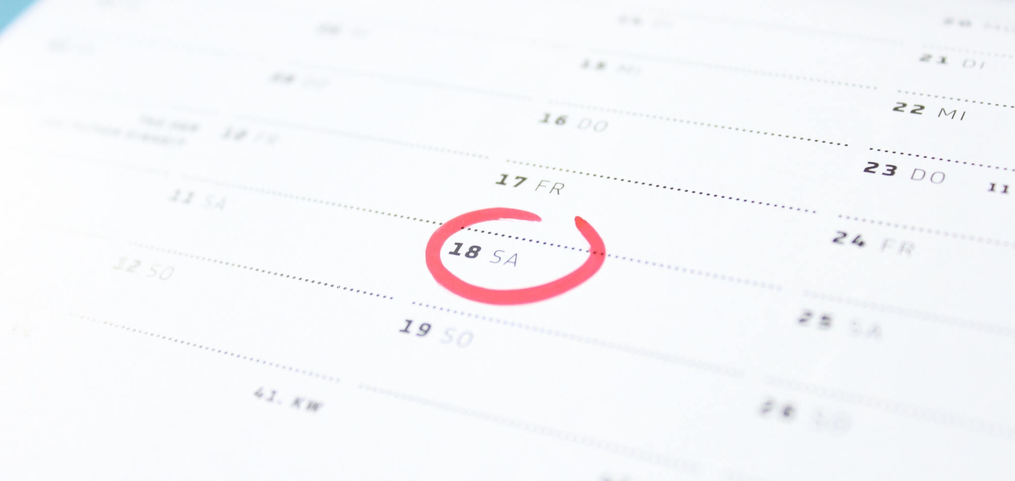 Koppel de Huurkalender aan je agenda